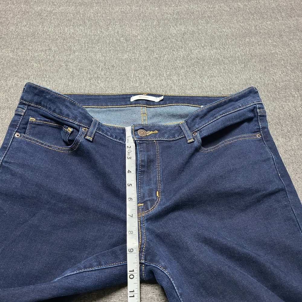 Levi's 711 Skinny Jeans Dark Wash Men's Size 33x30 - Picture 3 of 11